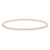 Colier perle naturale roz 45 cm si argint DiAmanti FCL365_L-G